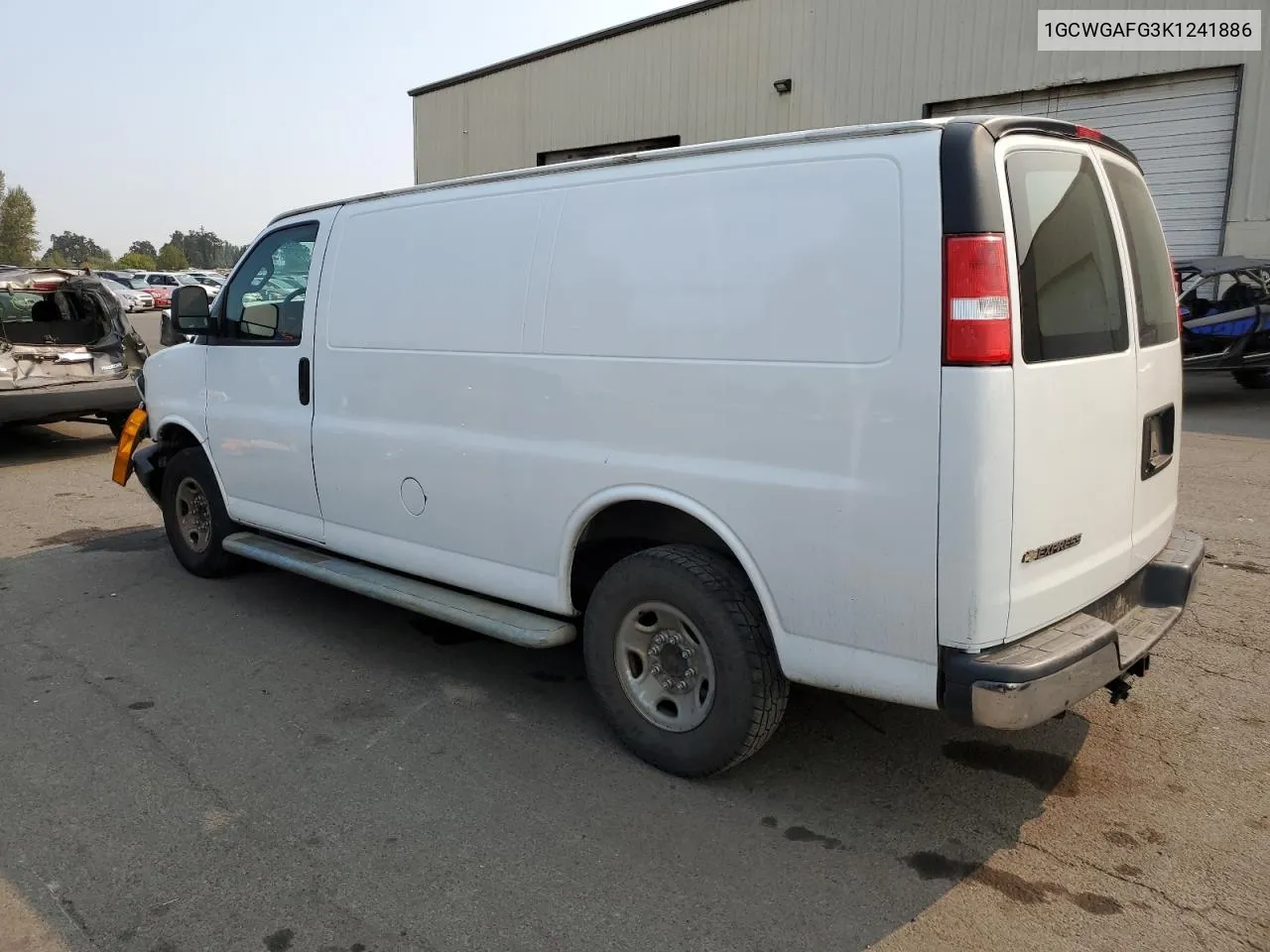 2019 Chevrolet Express G2500 VIN: 1GCWGAFG3K1241886 Lot: 70506104