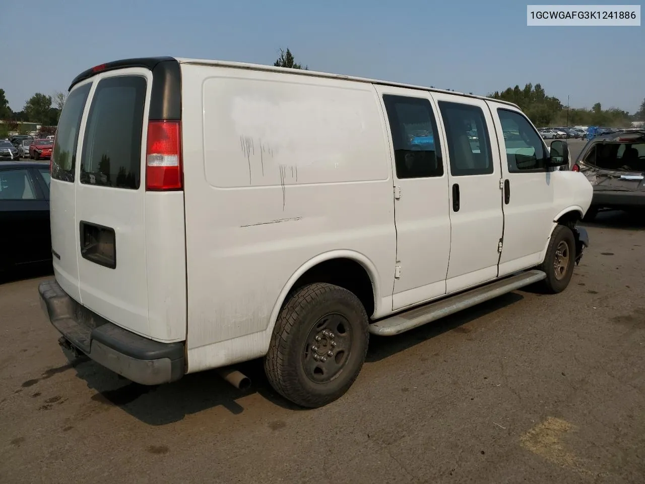 2019 Chevrolet Express G2500 VIN: 1GCWGAFG3K1241886 Lot: 70506104