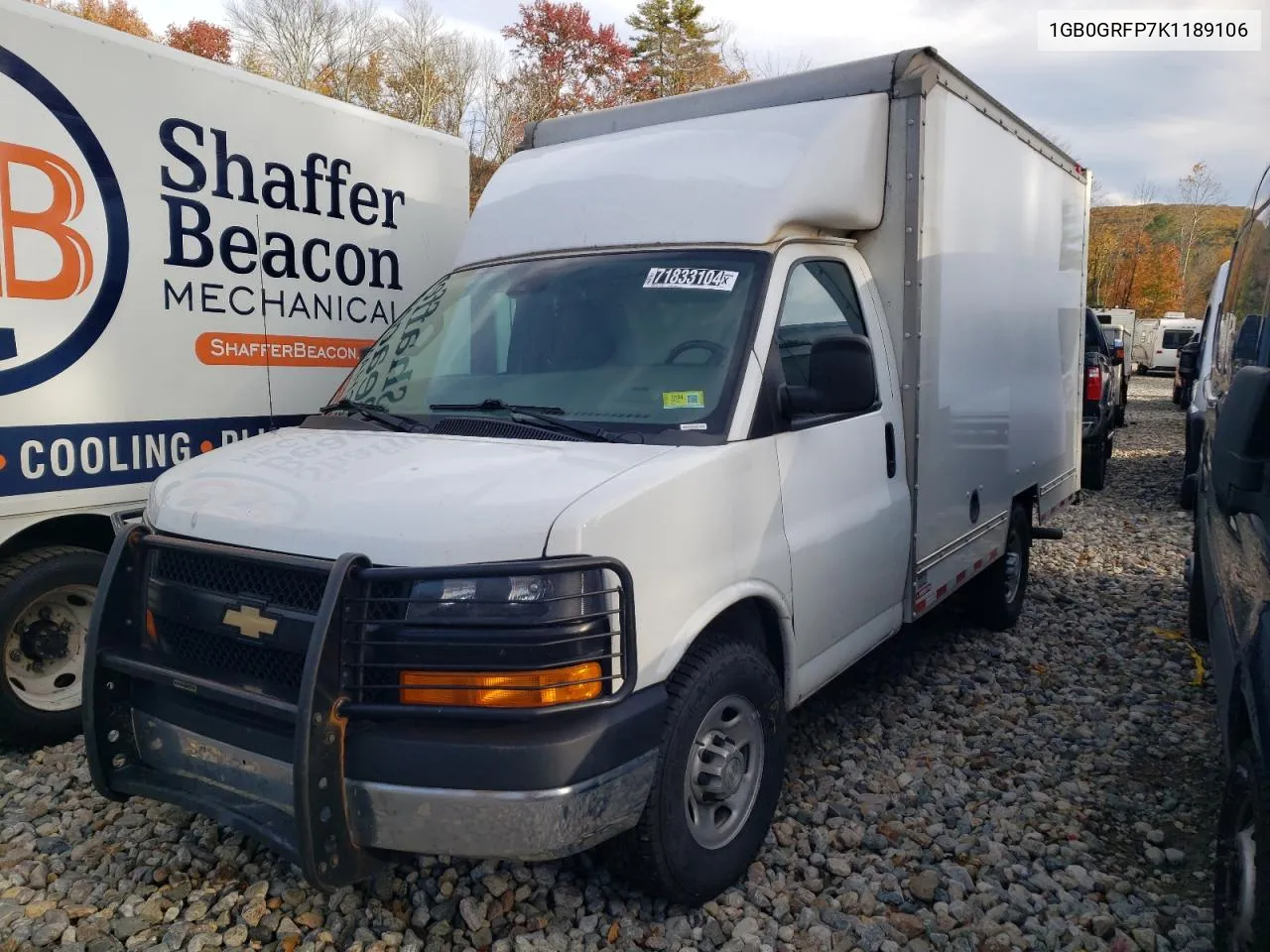 2019 Chevrolet Express G3500 VIN: 1GB0GRFP7K1189106 Lot: 71833104