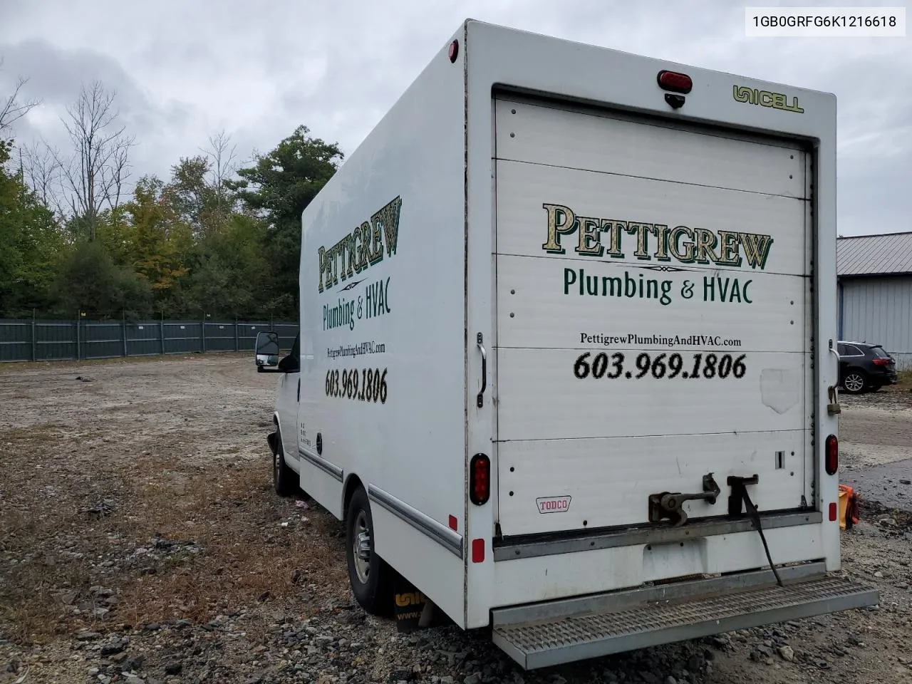 2019 Chevrolet Express G3500 VIN: 1GB0GRFG6K1216618 Lot: 72122794