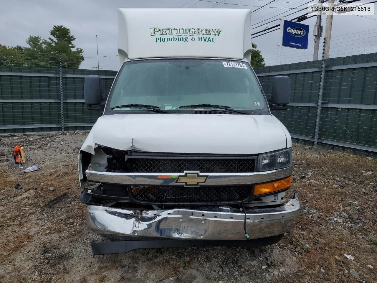 1GB0GRFG6K1216618 2019 Chevrolet Express G3500