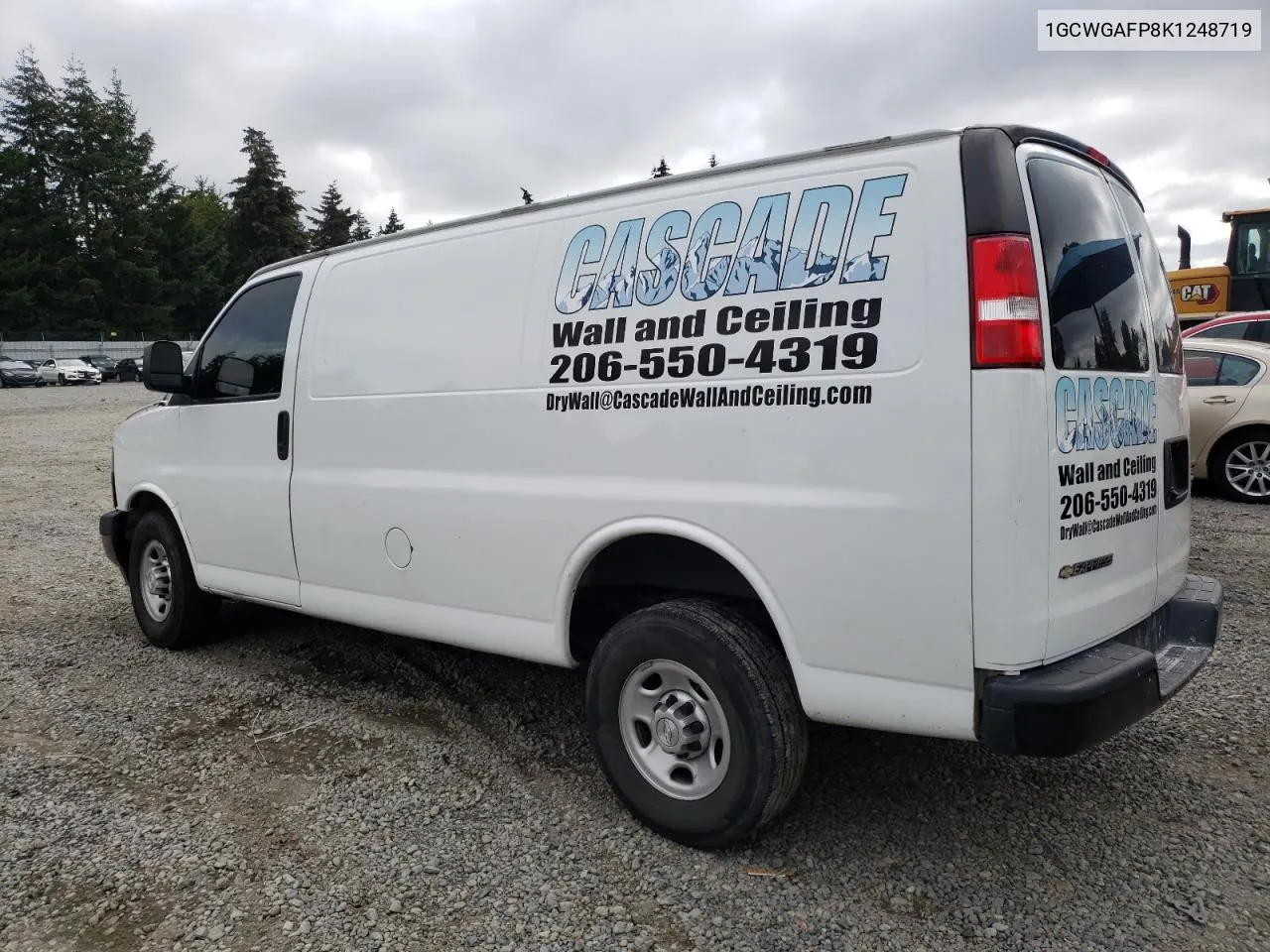 2019 Chevrolet Express G2500 VIN: 1GCWGAFP8K1248719 Lot: 72256124