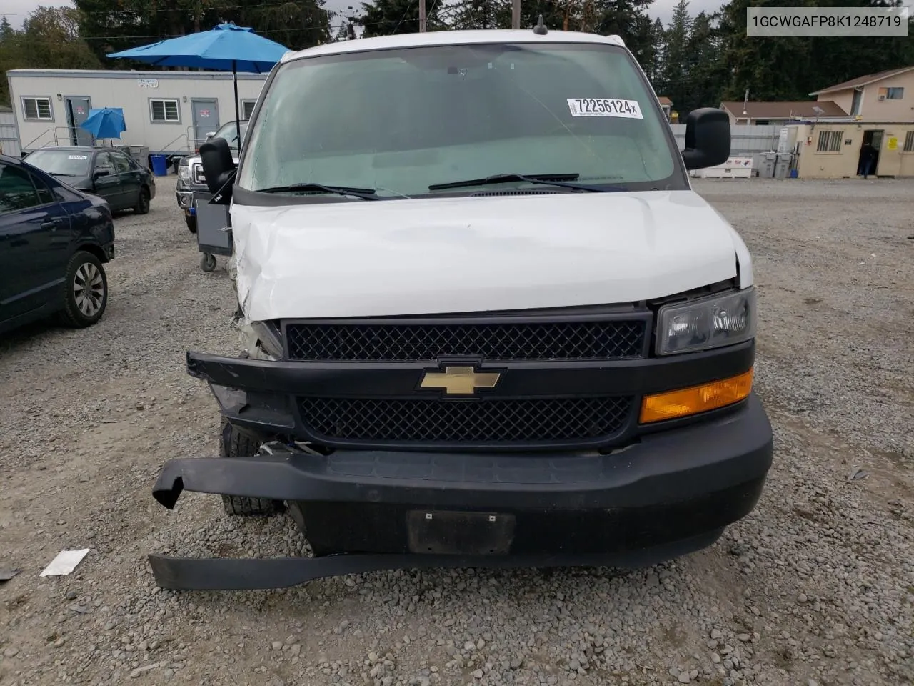 2019 Chevrolet Express G2500 VIN: 1GCWGAFP8K1248719 Lot: 72256124