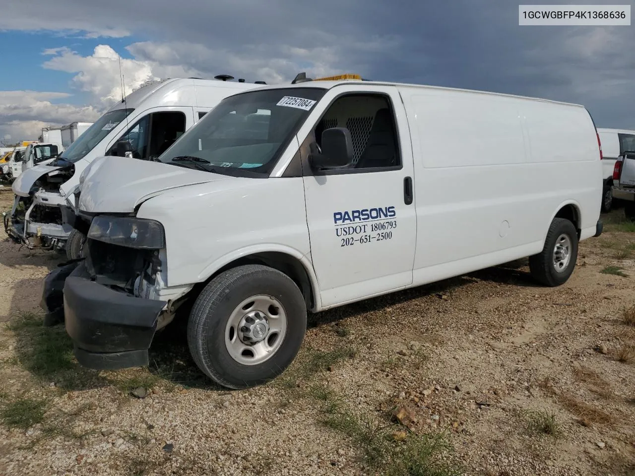 1GCWGBFP4K1368636 2019 Chevrolet Express G2500