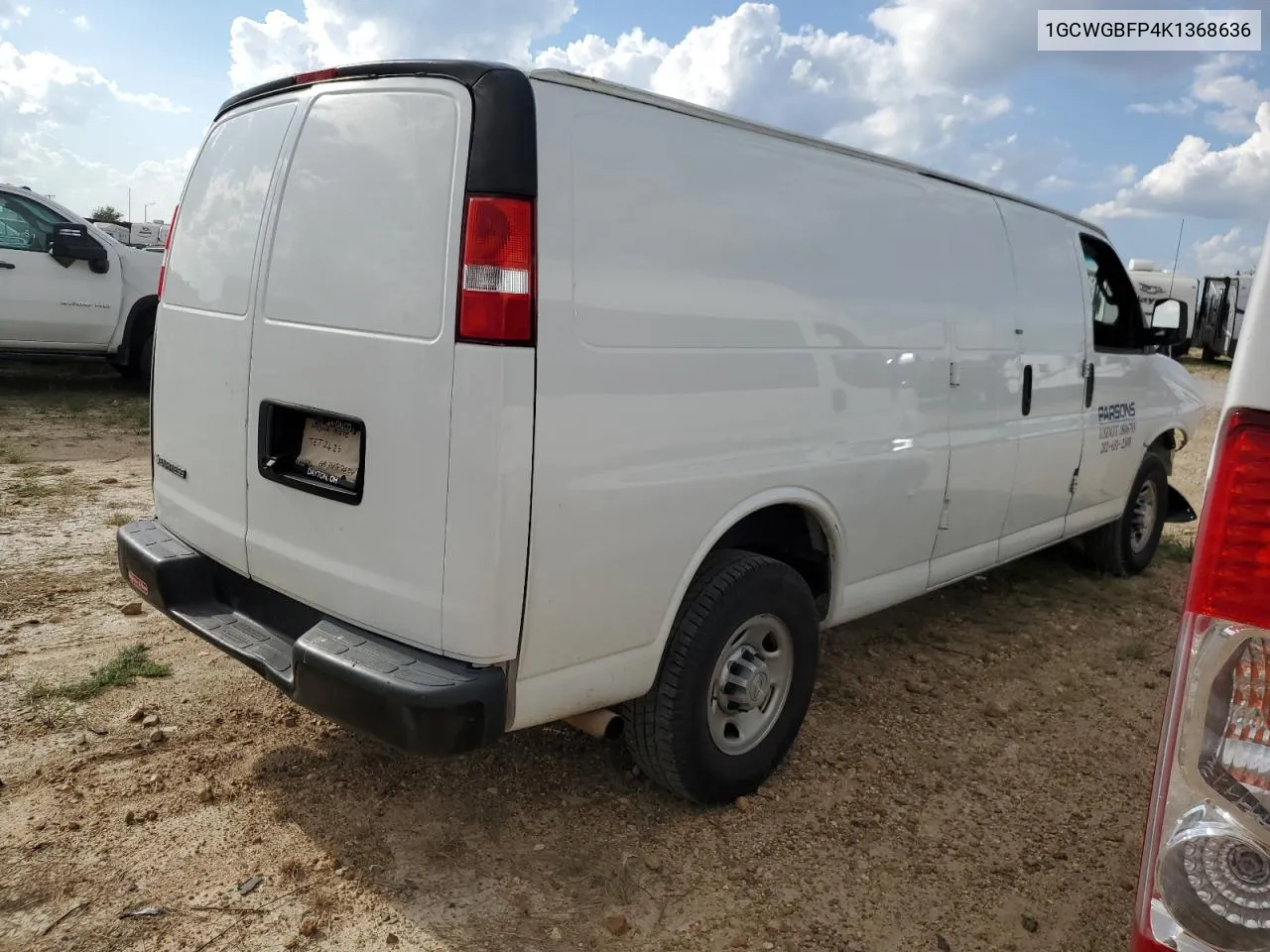 1GCWGBFP4K1368636 2019 Chevrolet Express G2500