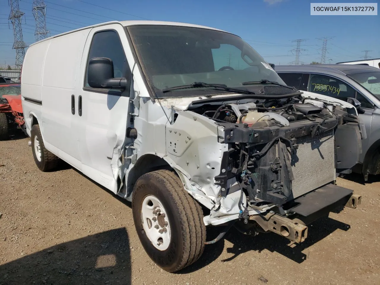 1GCWGAF15K1372779 2019 Chevrolet Express G2500