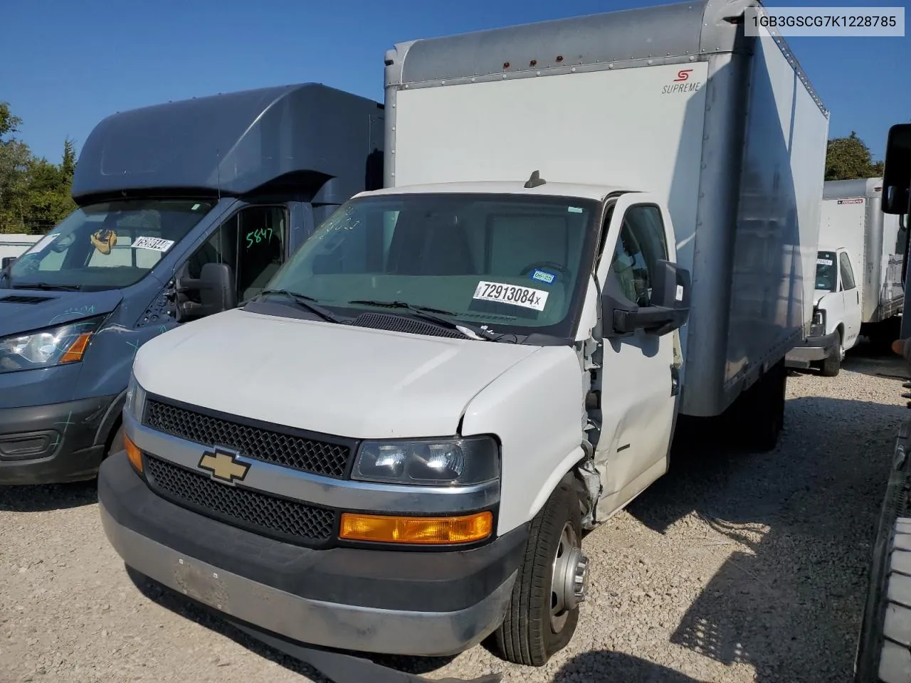 2019 Chevrolet Express G3500 VIN: 1GB3GSCG7K1228785 Lot: 72913084