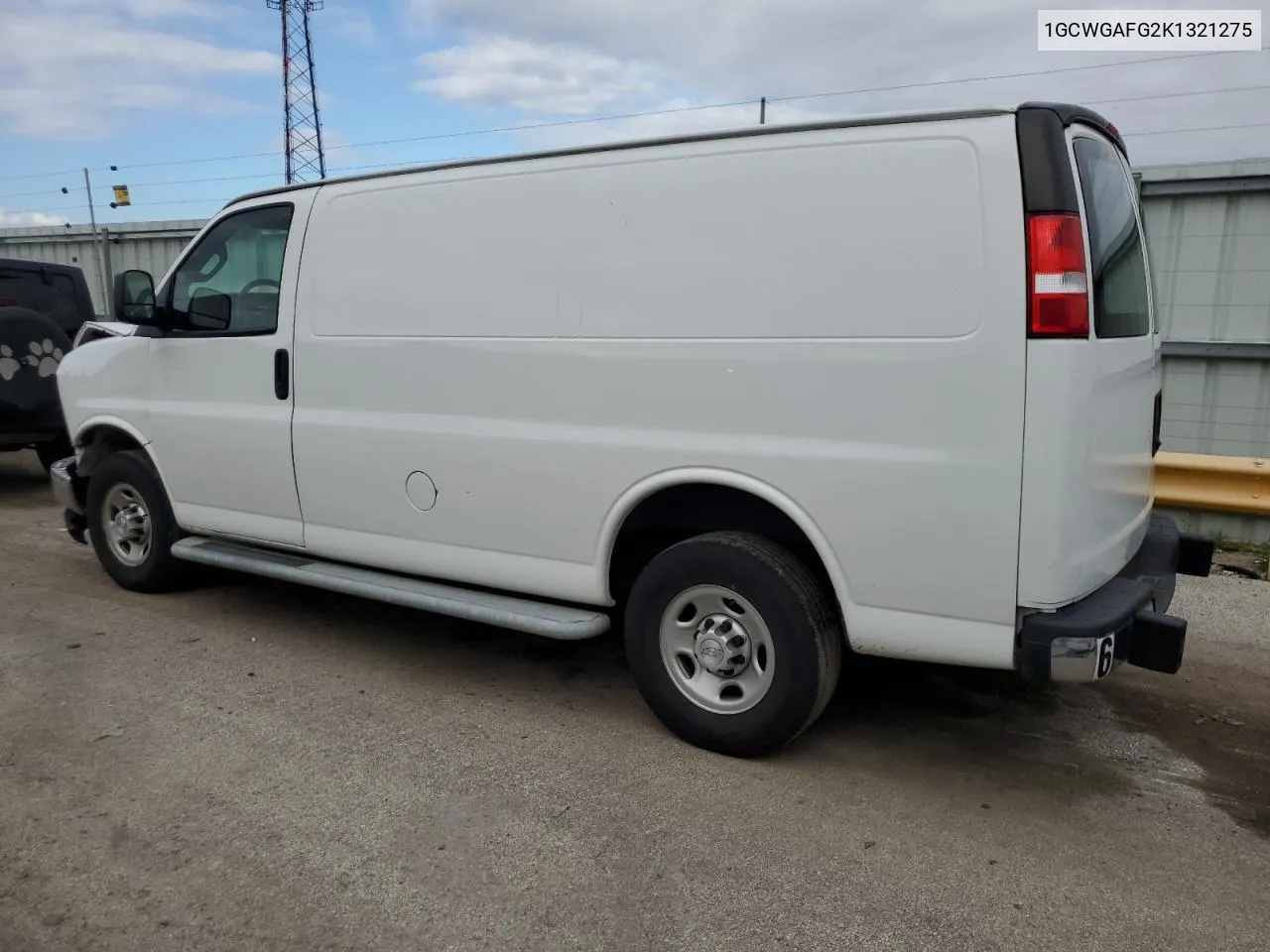 2019 Chevrolet Express G2500 VIN: 1GCWGAFG2K1321275 Lot: 73513184