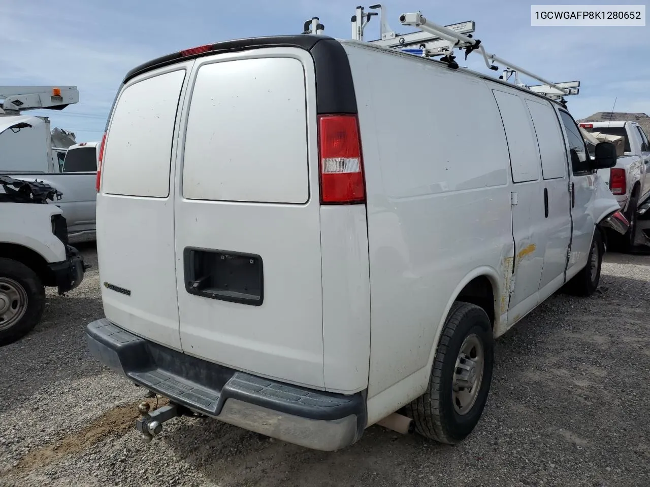 2019 Chevrolet Express G2500 VIN: 1GCWGAFP8K1280652 Lot: 73607614