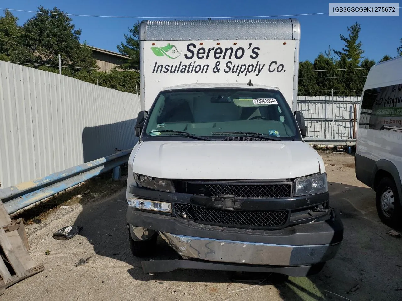 2019 Chevrolet Express G3500 VIN: 1GB3GSCG9K1275672 Lot: 73981094