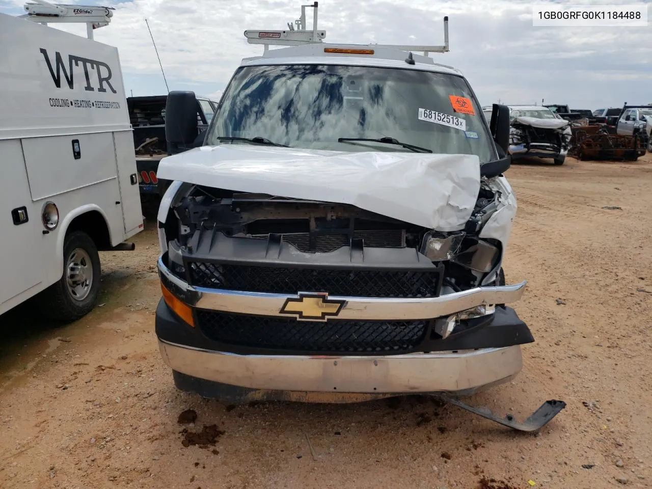 2019 Chevrolet Express G3500 VIN: 1GB0GRFG0K1184488 Lot: 74201944