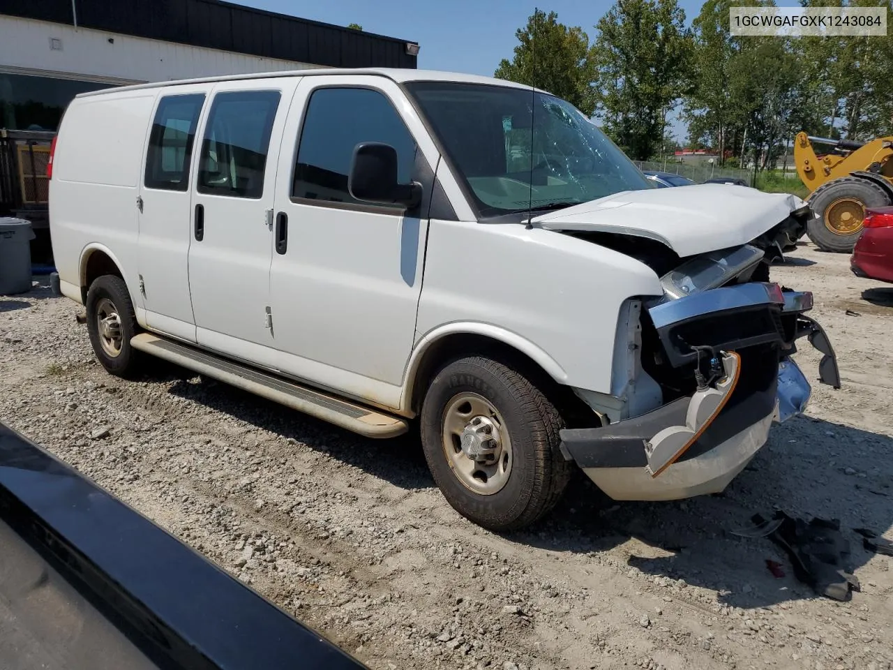 2019 Chevrolet Express G2500 VIN: 1GCWGAFGXK1243084 Lot: 74204484