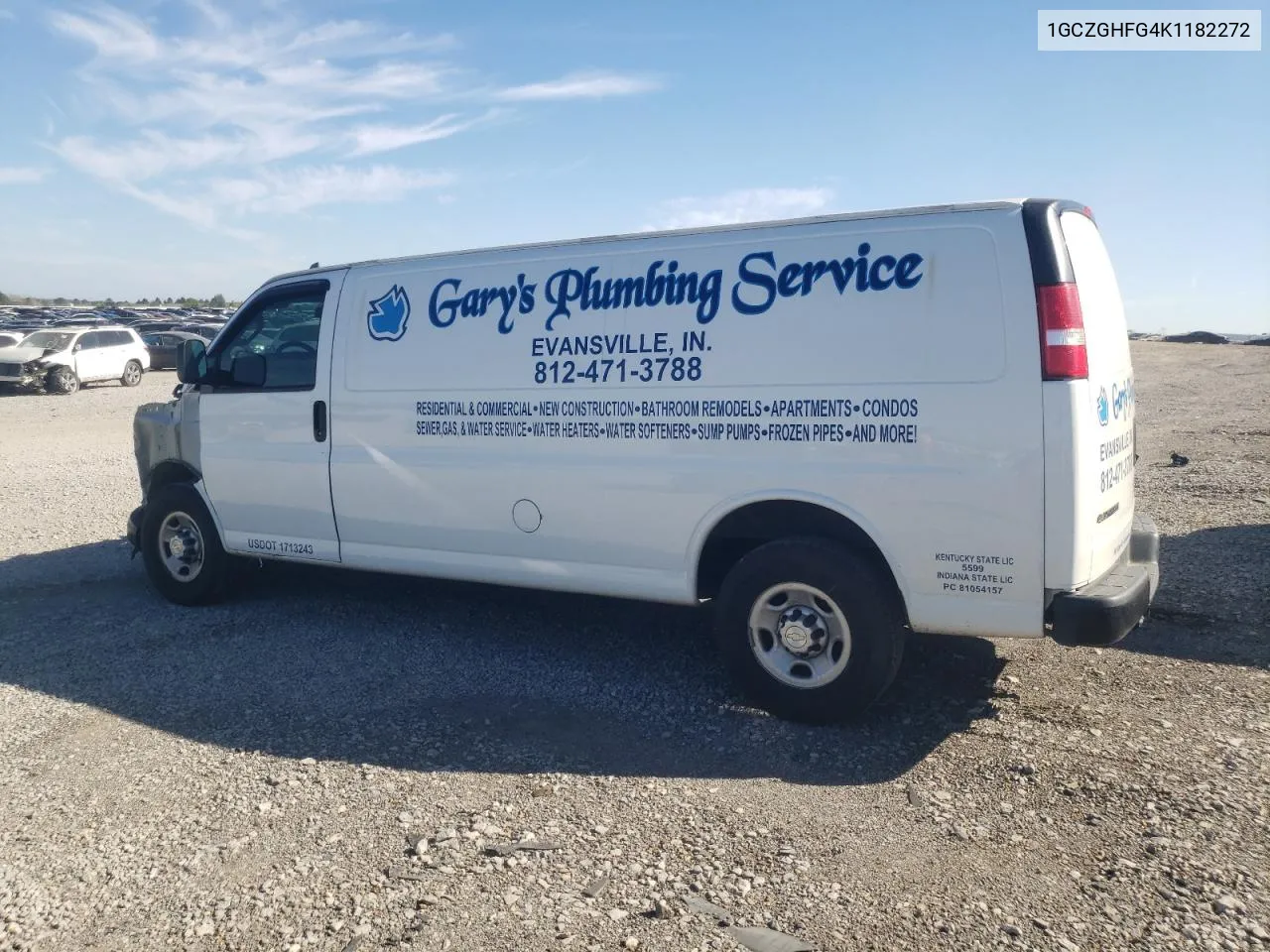 2019 Chevrolet Express G3500 VIN: 1GCZGHFG4K1182272 Lot: 74289354