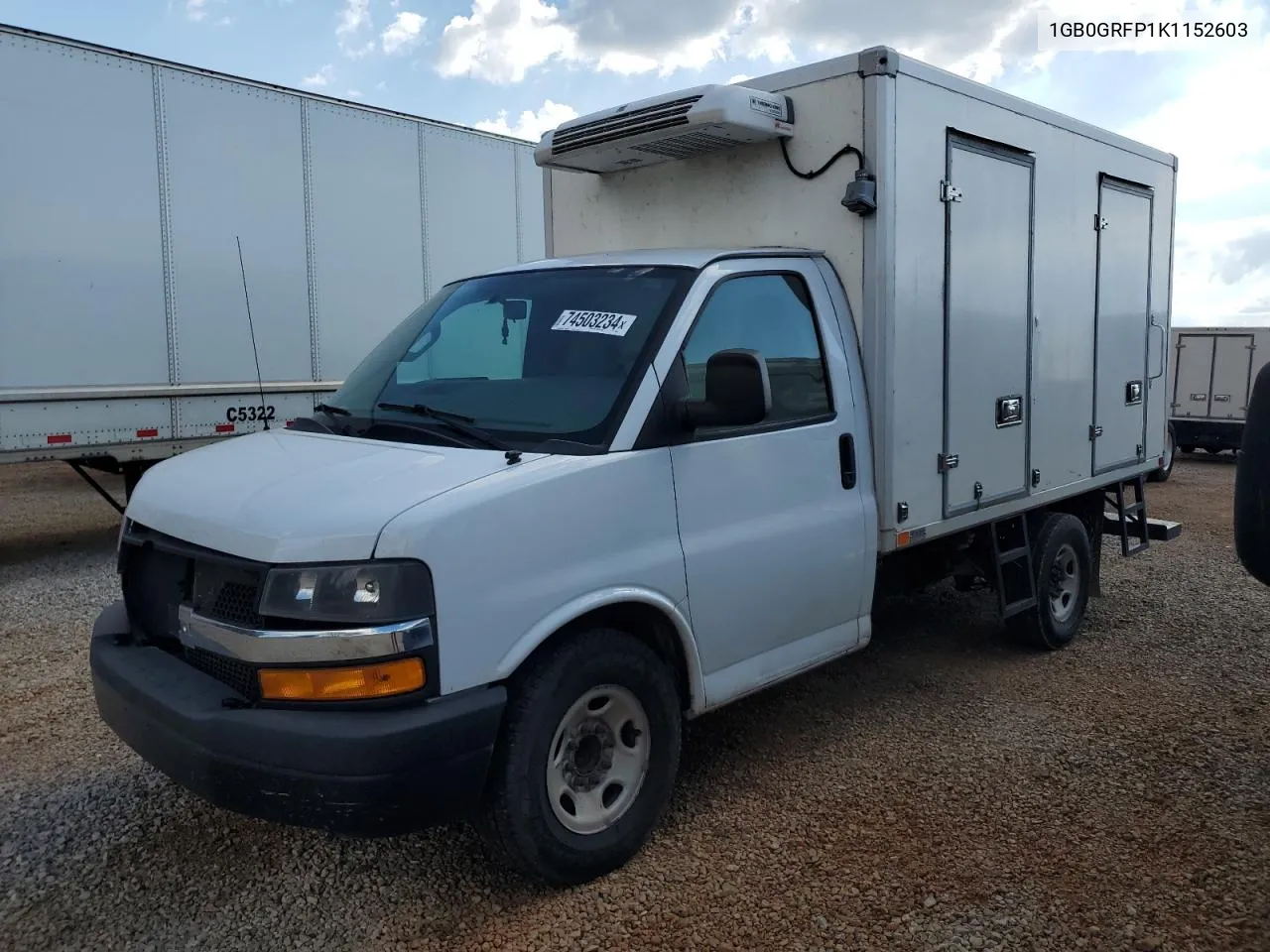 2019 Chevrolet Express G3500 VIN: 1GB0GRFP1K1152603 Lot: 74503234