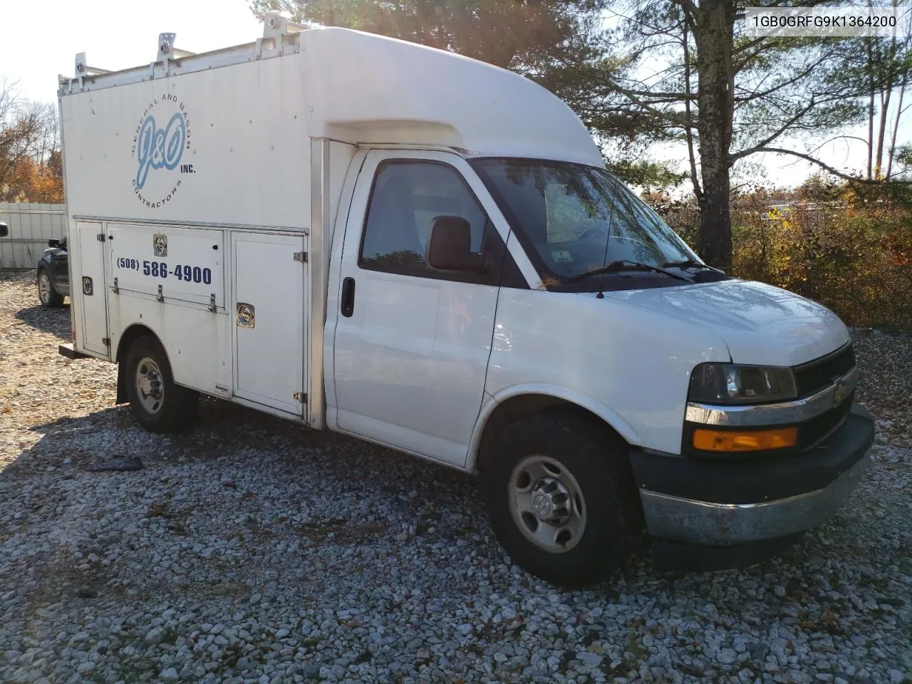 2019 Chevrolet Express G3500 VIN: 1GB0GRFG9K1364200 Lot: 75112984