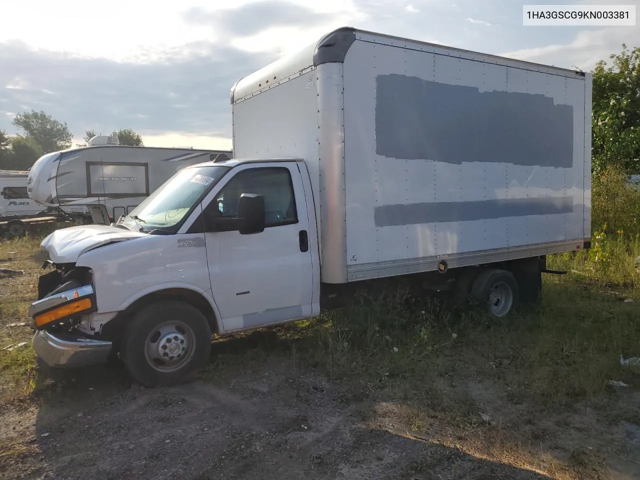 2019 Chevrolet Express G3500 VIN: 1HA3GSCG9KN003381 Lot: 75209694