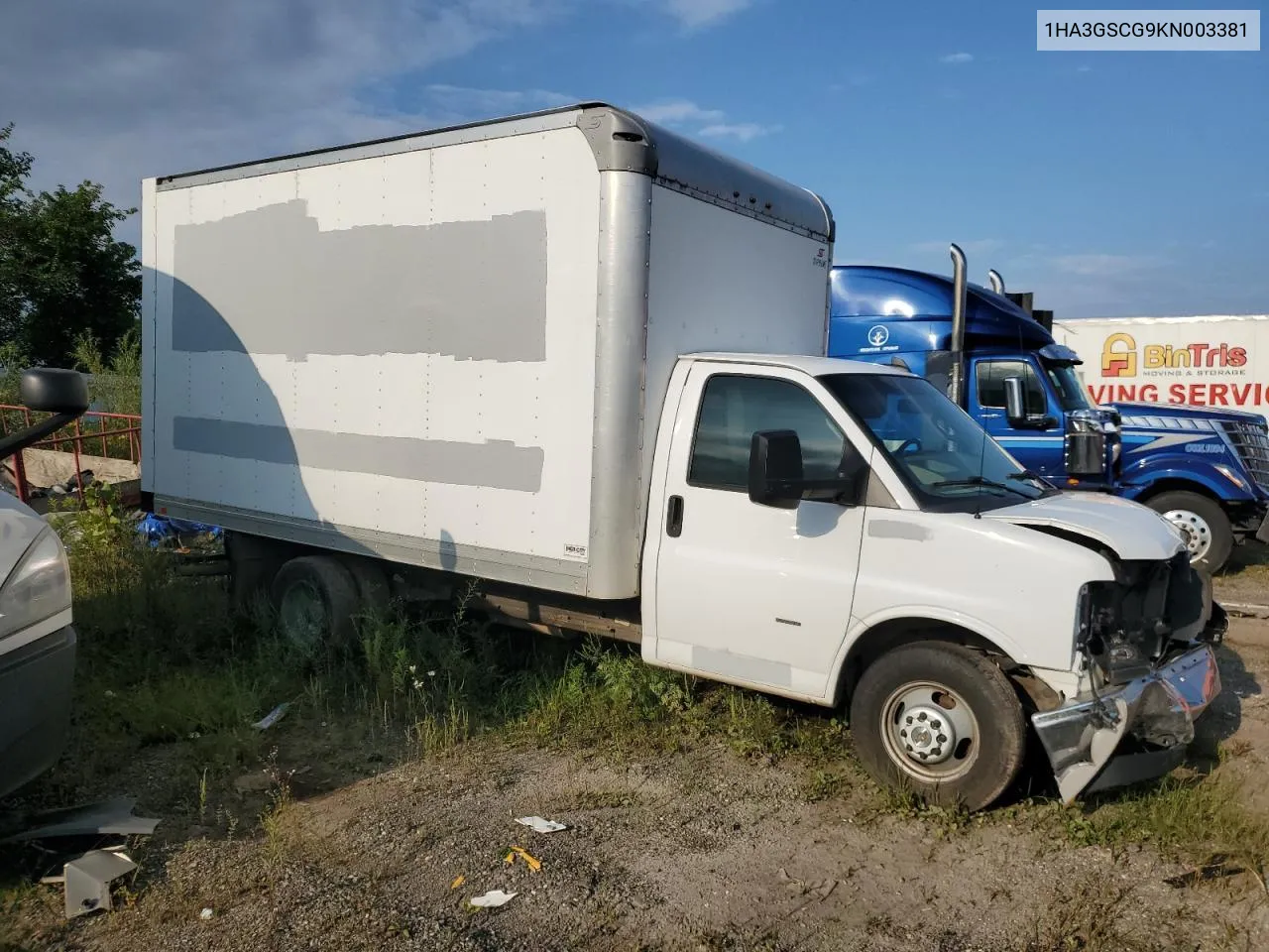 2019 Chevrolet Express G3500 VIN: 1HA3GSCG9KN003381 Lot: 75209694