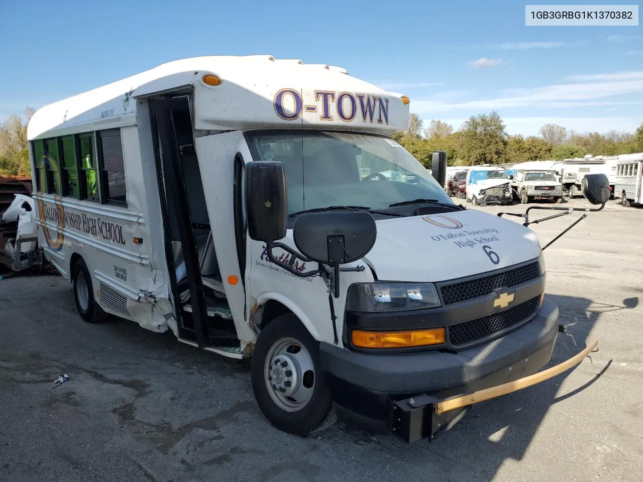 2019 Chevrolet Express G3500 VIN: 1GB3GRBG1K1370382 Lot: 75305524