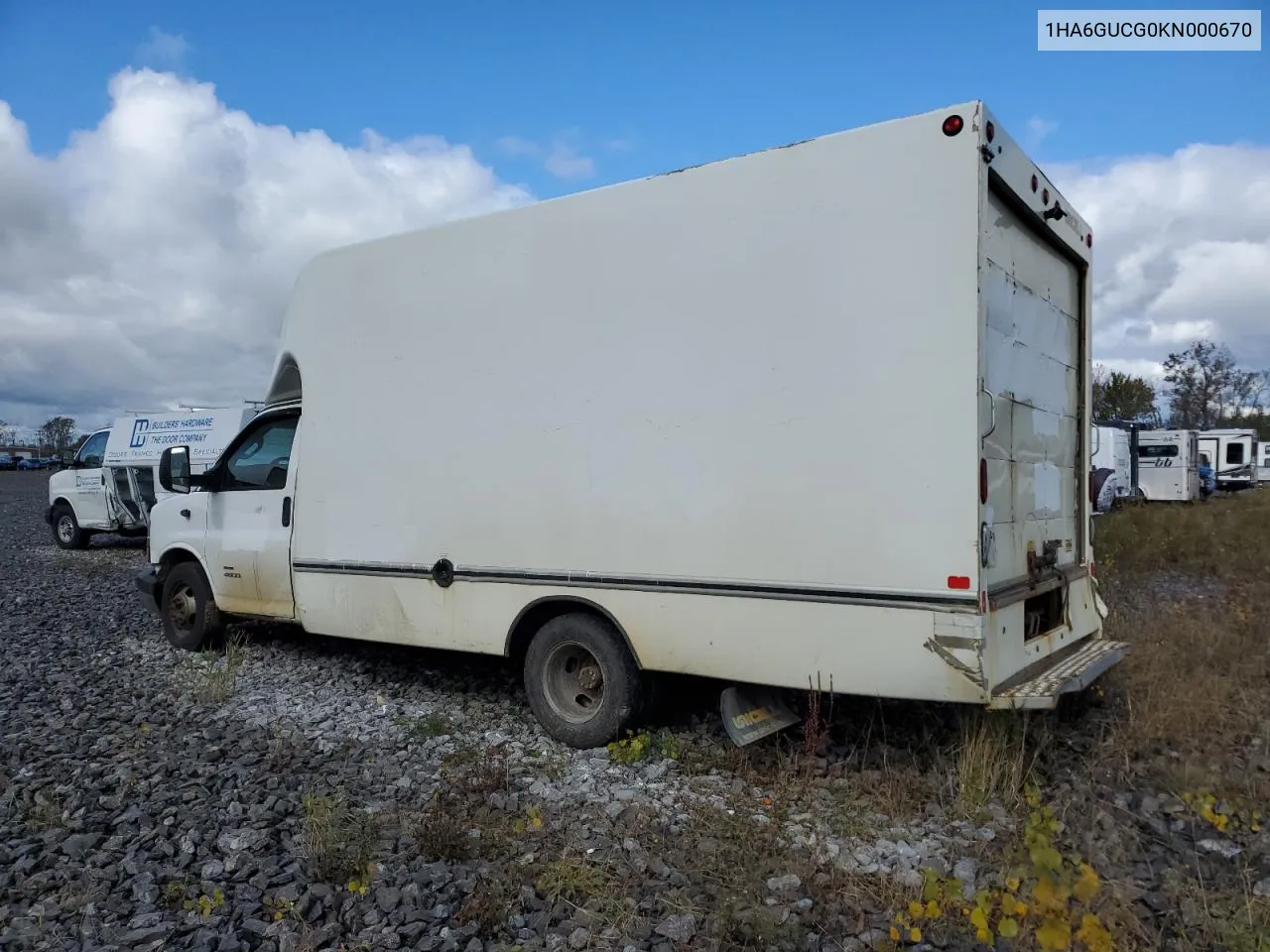 2019 Chevrolet Express G4500 VIN: 1HA6GUCG0KN000670 Lot: 75701674