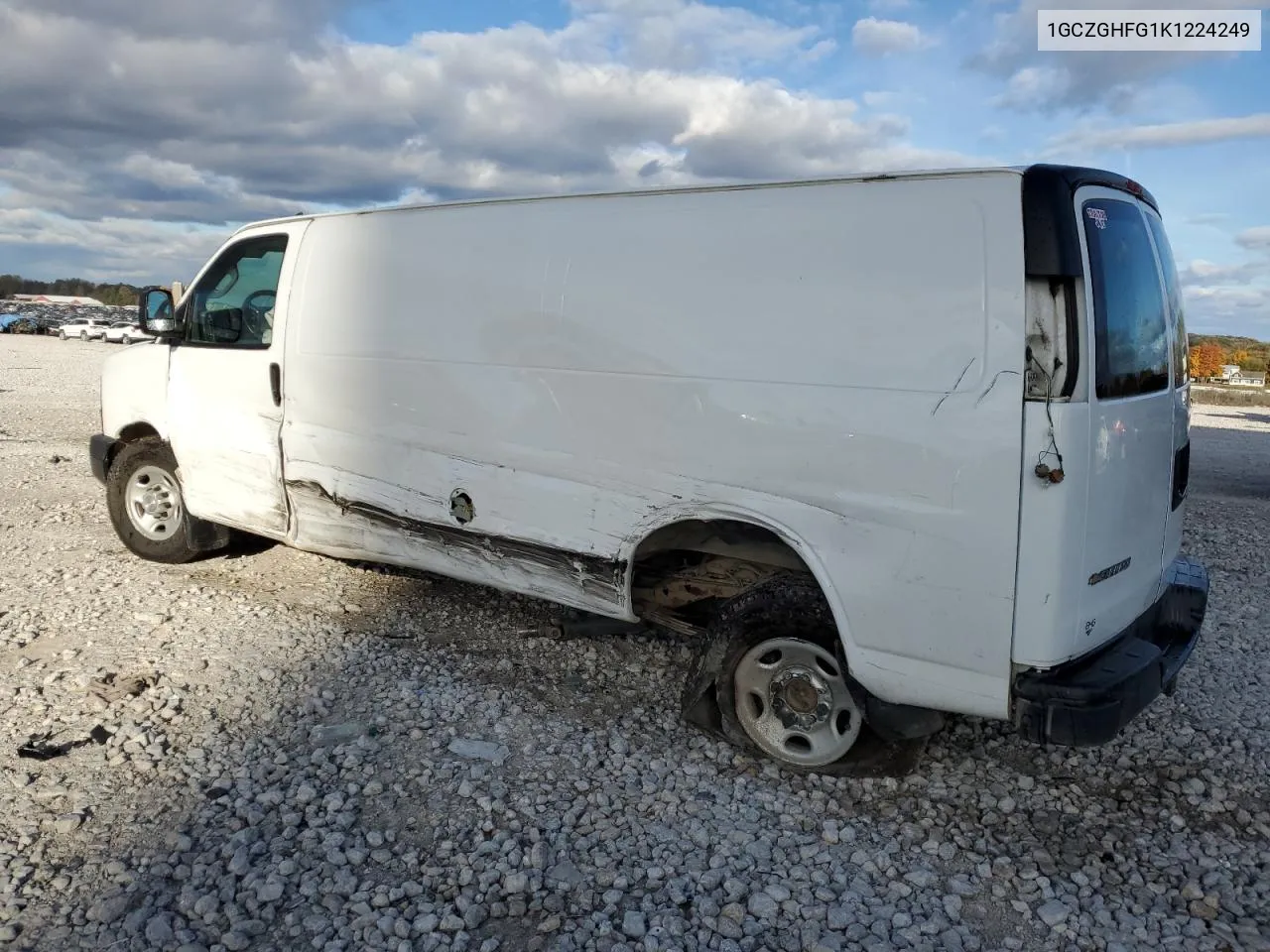 2019 Chevrolet Express G3500 VIN: 1GCZGHFG1K1224249 Lot: 75917734