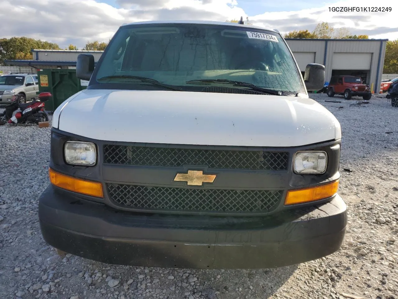 2019 Chevrolet Express G3500 VIN: 1GCZGHFG1K1224249 Lot: 75917734