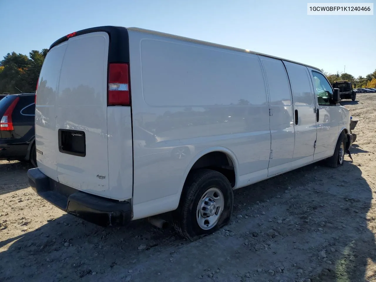 2019 Chevrolet Express G2500 VIN: 1GCWGBFP1K1240466 Lot: 76458924