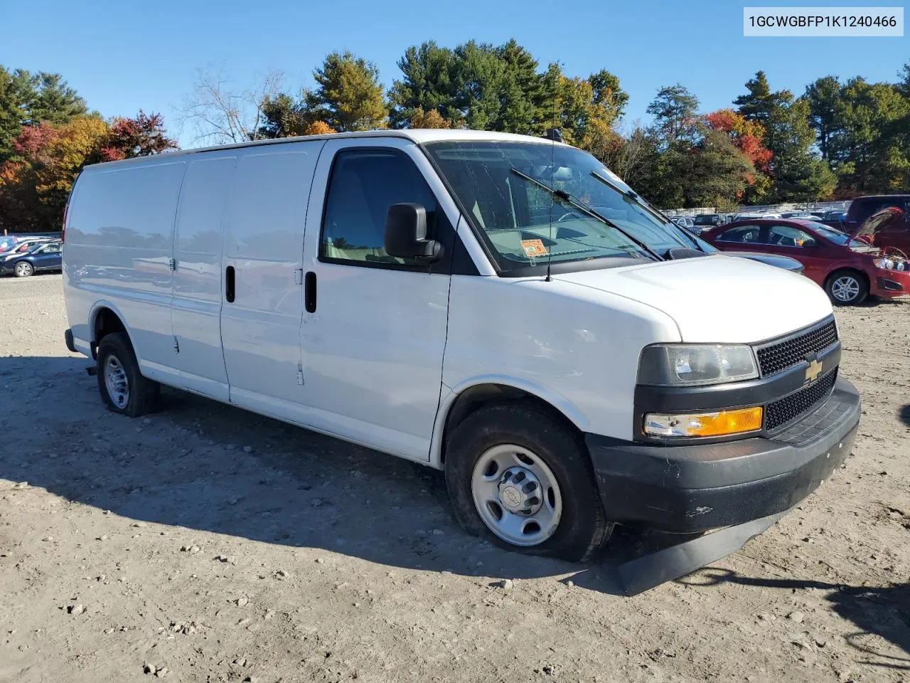 2019 Chevrolet Express G2500 VIN: 1GCWGBFP1K1240466 Lot: 76458924