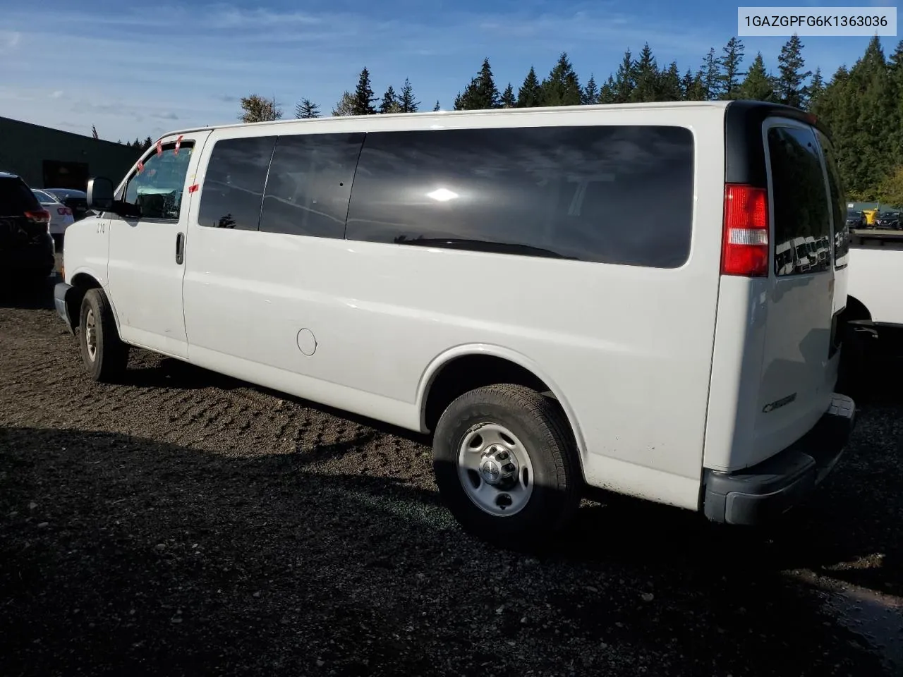 2019 Chevrolet Express G3500 Lt VIN: 1GAZGPFG6K1363036 Lot: 76491854