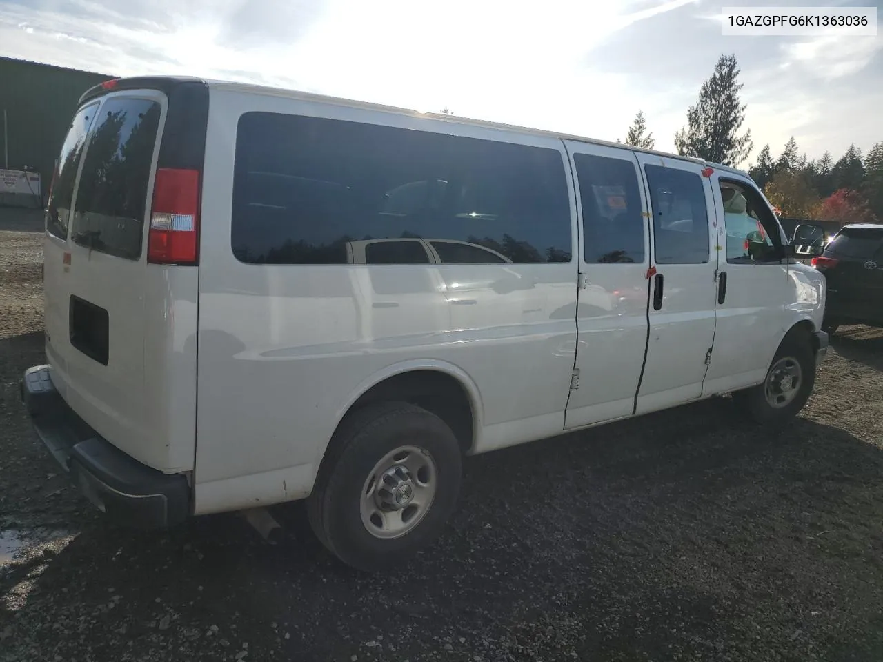 2019 Chevrolet Express G3500 Lt VIN: 1GAZGPFG6K1363036 Lot: 76491854