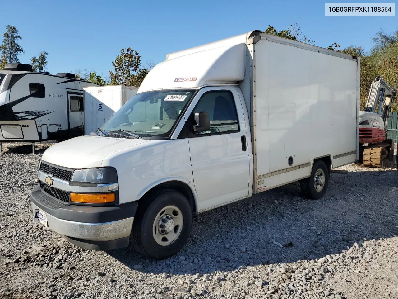 2019 Chevrolet Express G3500 VIN: 1GB0GRFPXK1188564 Lot: 76772384