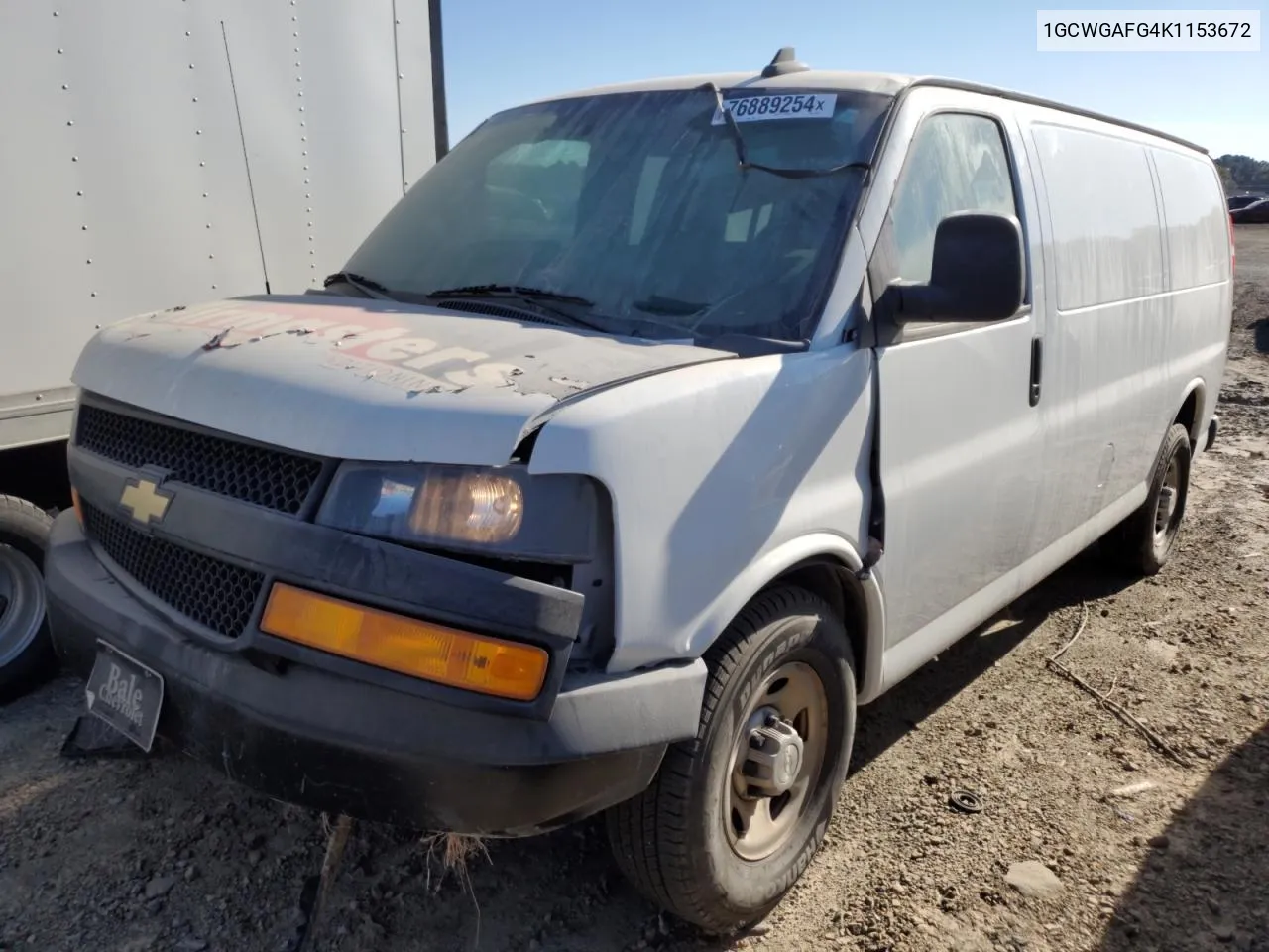 1GCWGAFG4K1153672 2019 Chevrolet Express G2500