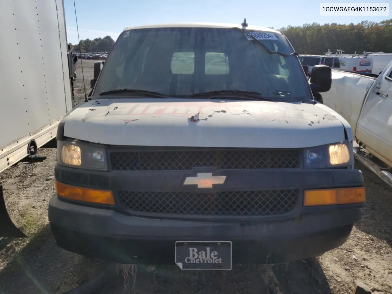 1GCWGAFG4K1153672 2019 Chevrolet Express G2500