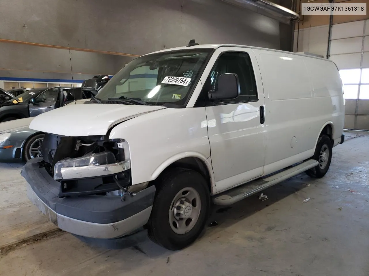 2019 Chevrolet Express G2500 VIN: 1GCWGAFG7K1361318 Lot: 76909764