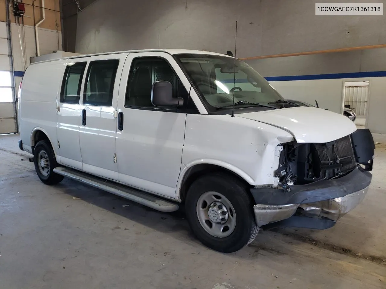 2019 Chevrolet Express G2500 VIN: 1GCWGAFG7K1361318 Lot: 76909764