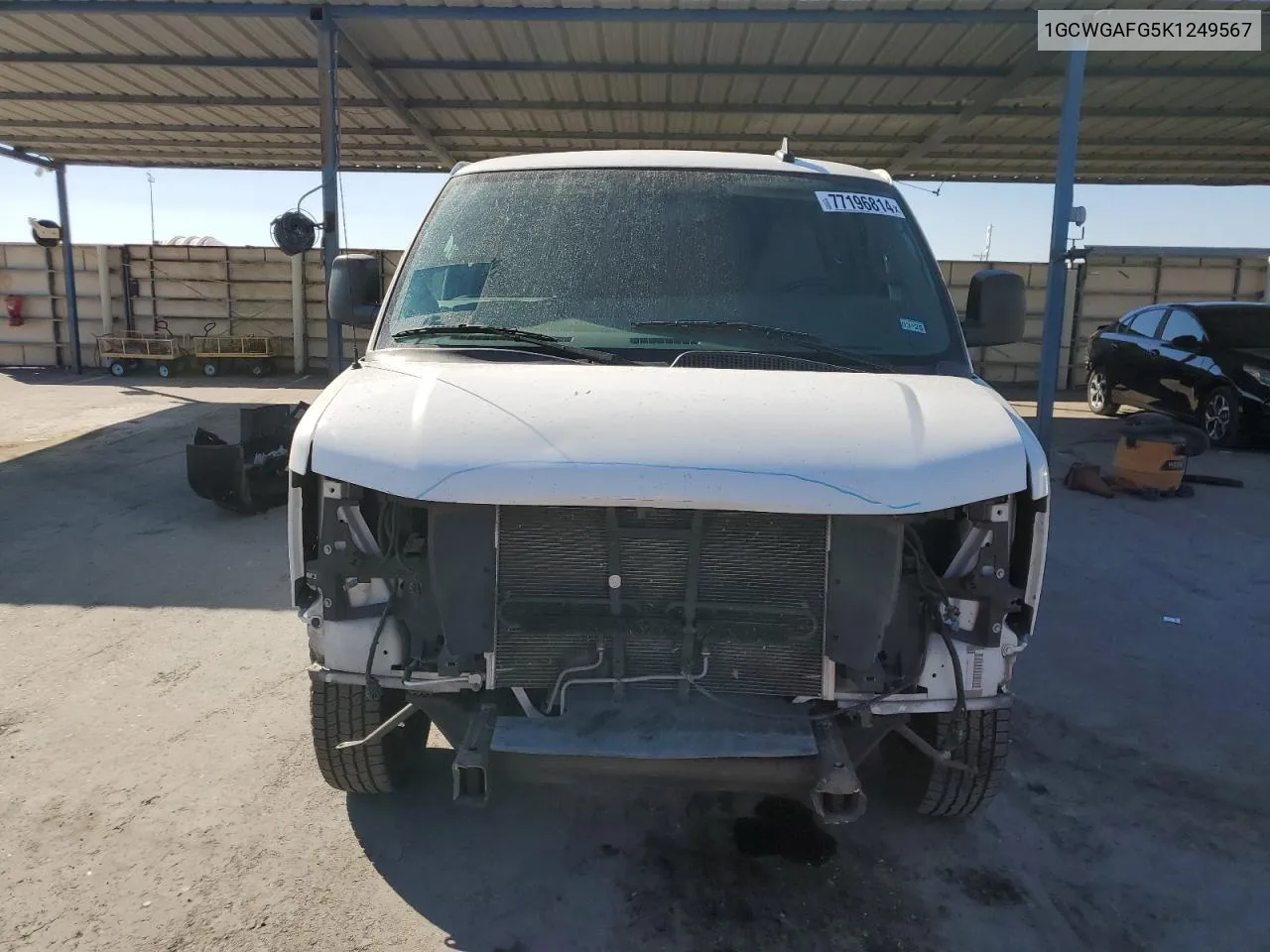 2019 Chevrolet Express G2500 VIN: 1GCWGAFG5K1249567 Lot: 77196814