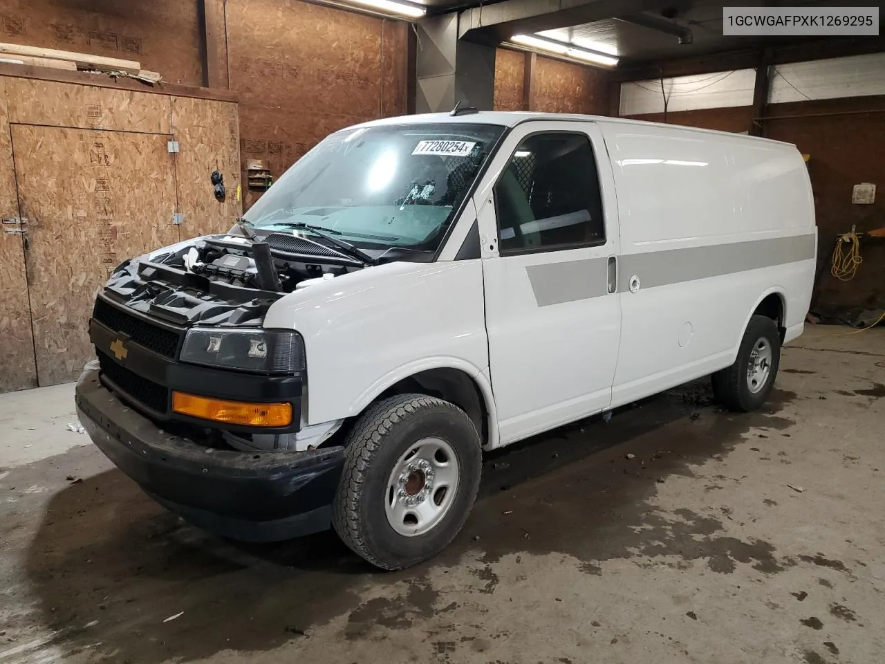 2019 Chevrolet Express G2500 VIN: 1GCWGAFPXK1269295 Lot: 77280254