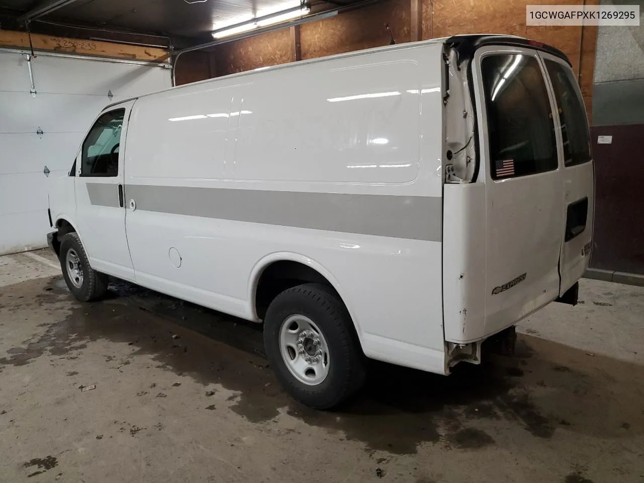 2019 Chevrolet Express G2500 VIN: 1GCWGAFPXK1269295 Lot: 77280254