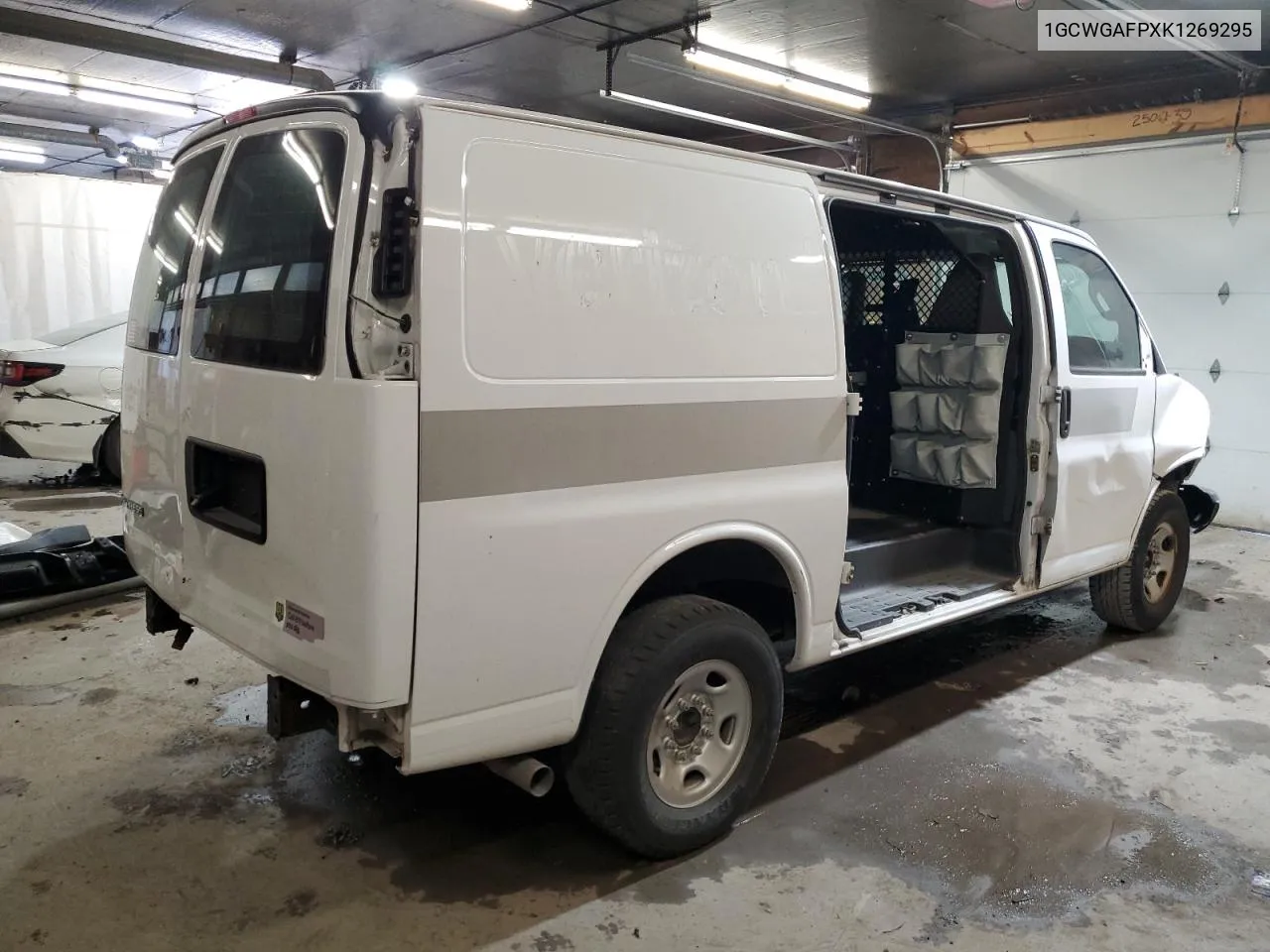 2019 Chevrolet Express G2500 VIN: 1GCWGAFPXK1269295 Lot: 77280254