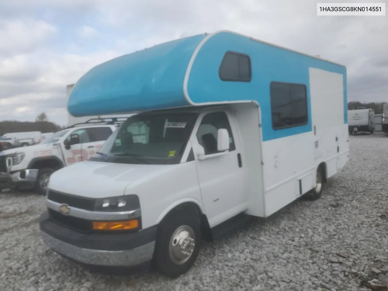 2019 Chevrolet Express G3500 VIN: 1HA3GSCG8KN014551 Lot: 78211454