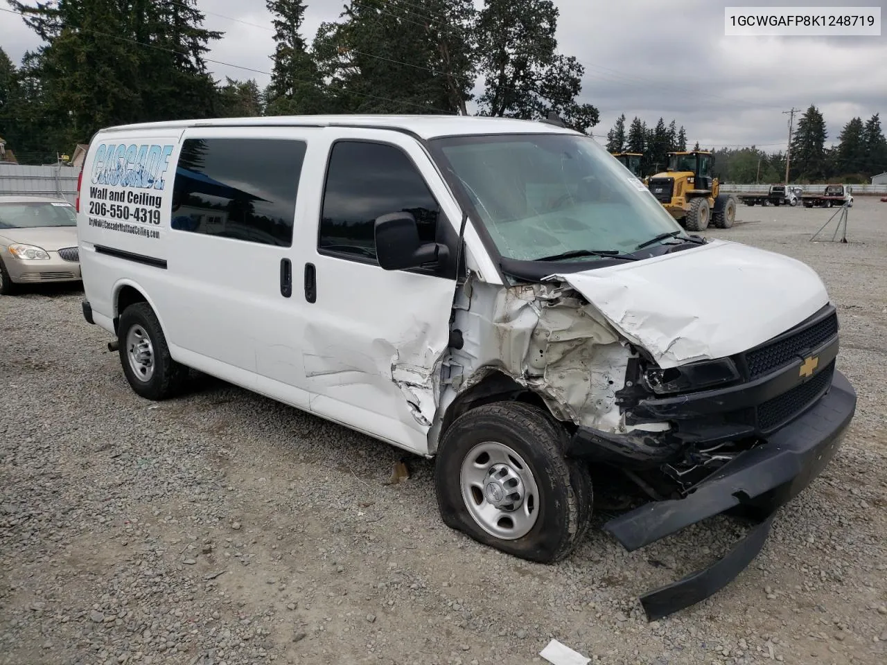 2019 Chevrolet Express G2500 VIN: 1GCWGAFP8K1248719 Lot: 78224354