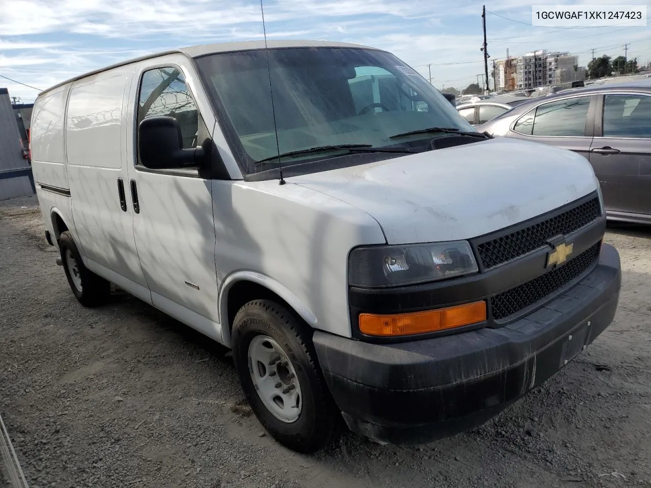 2019 Chevrolet Express G2500 VIN: 1GCWGAF1XK1247423 Lot: 78333414