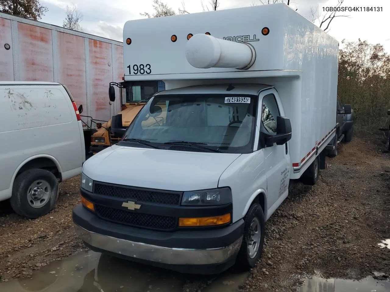 2019 Chevrolet Express G3500 VIN: 1GB0GSFG4K1184131 Lot: 78491934