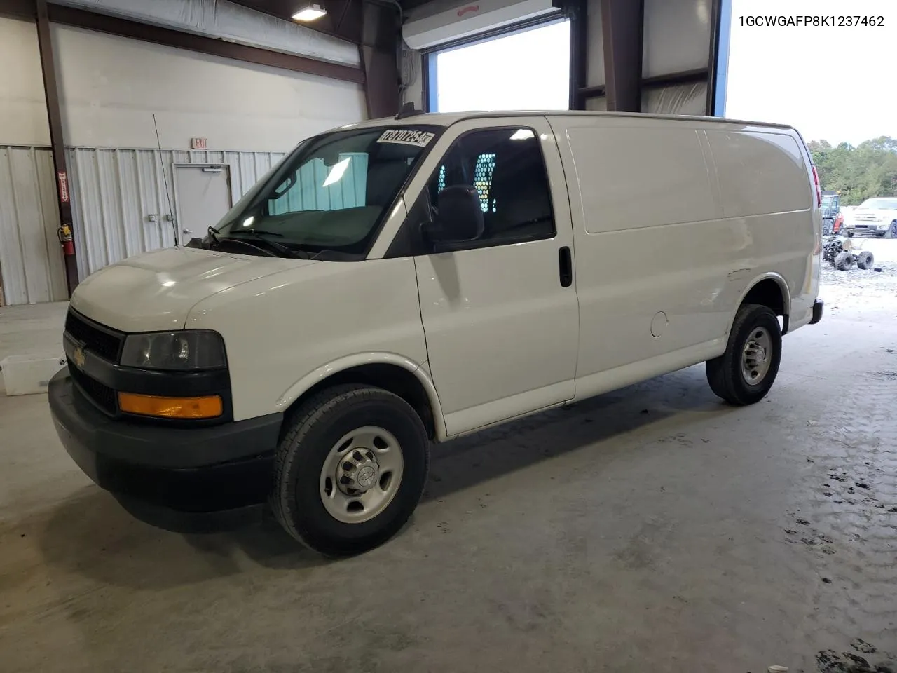 2019 Chevrolet Express G2500 VIN: 1GCWGAFP8K1237462 Lot: 78707254