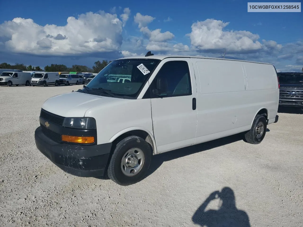 2019 Chevrolet Express G2500 VIN: 1GCWGBFGXK1258545 Lot: 78923854