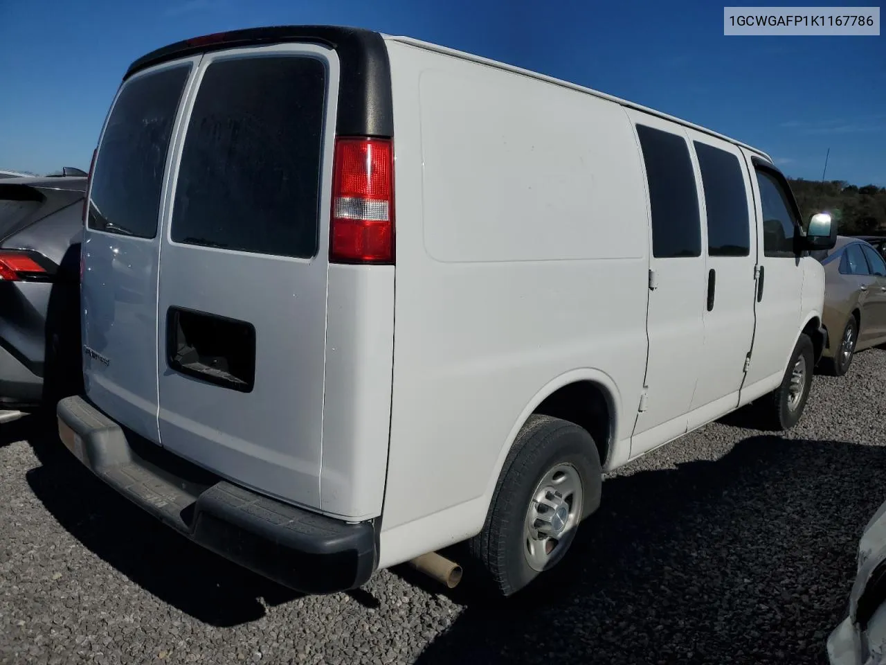 2019 Chevrolet Express G2500 VIN: 1GCWGAFP1K1167786 Lot: 79403484