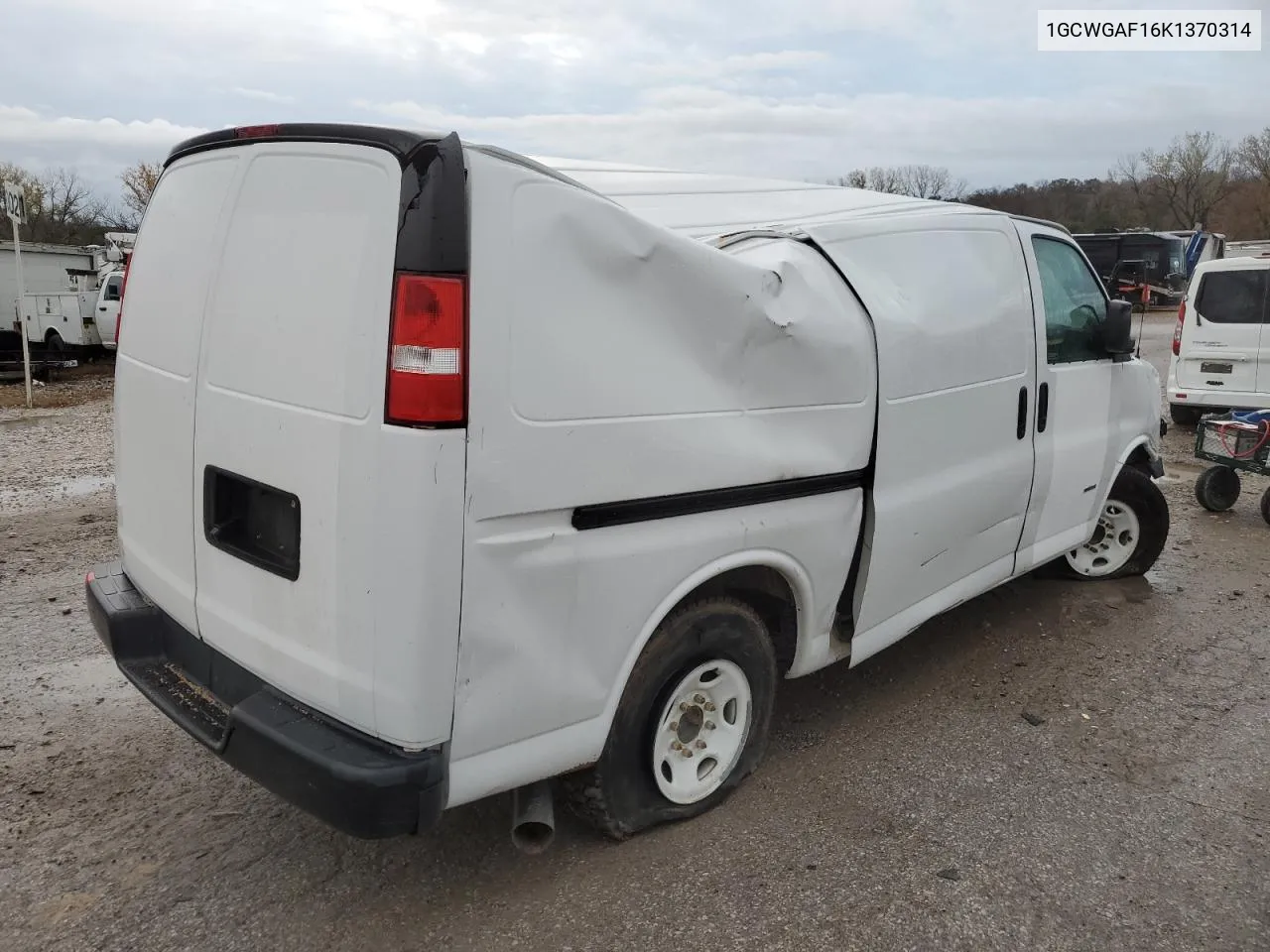 2019 Chevrolet Express G2500 VIN: 1GCWGAF16K1370314 Lot: 79403784