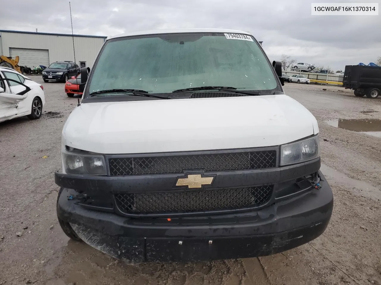 2019 Chevrolet Express G2500 VIN: 1GCWGAF16K1370314 Lot: 79403784