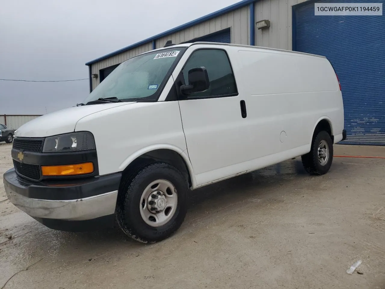 2019 Chevrolet Express G2500 VIN: 1GCWGAFP0K1194459 Lot: 79731614