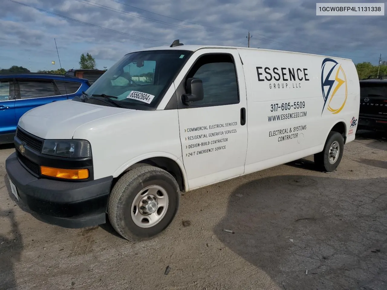 2020 Chevrolet Express G2500 VIN: 1GCWGBFP4L1131338 Lot: 65562604