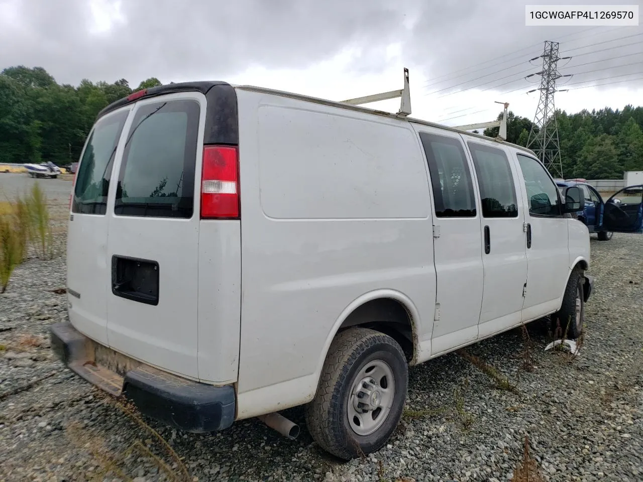 2020 Chevrolet Express G2500 VIN: 1GCWGAFP4L1269570 Lot: 65893044